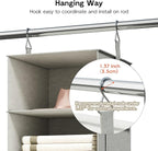 Vailando 3-Shelf Hanging Closet Organizer, Baby Clothes Storage and Organization - Image 7