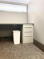 Rubbermaid Small Kitchen Bathroom Trash Can, 9 Gallons, Waste Basket - Image 2