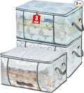 80L Clear Large Storage Bag, Clothes Storage Containers by MKOKYD