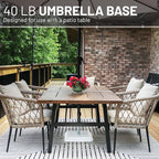 US Weight 40 Pound Umbrella Base - Weighted Umbrella base For Use With Patio Table – Heavy Duty Base- Made in the USA - Image 2