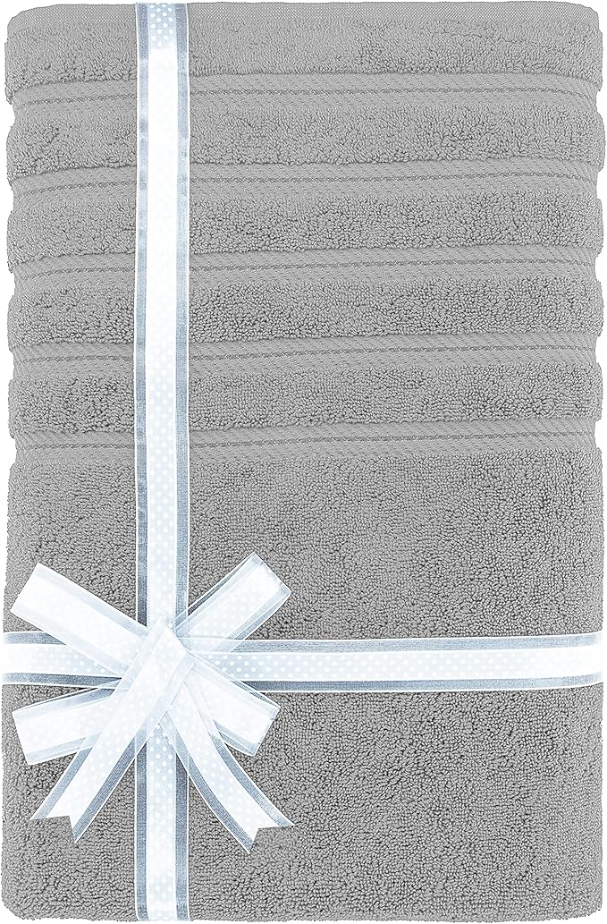 American Soft Linen 35x70 Jumbo Large Bath Towel, 600 GSM 100% Cotton Turkish - Image 3