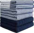 Premium Kitchen Towels | Large Cotton Dish Towels | Flat & Terry Highly - Image 2
