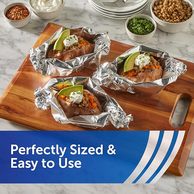 Reynolds Wrap Pre-Cut Pop-Up Heavy Duty Aluminum Foil Sheets, 14 x 10.25 Inches - Image 4