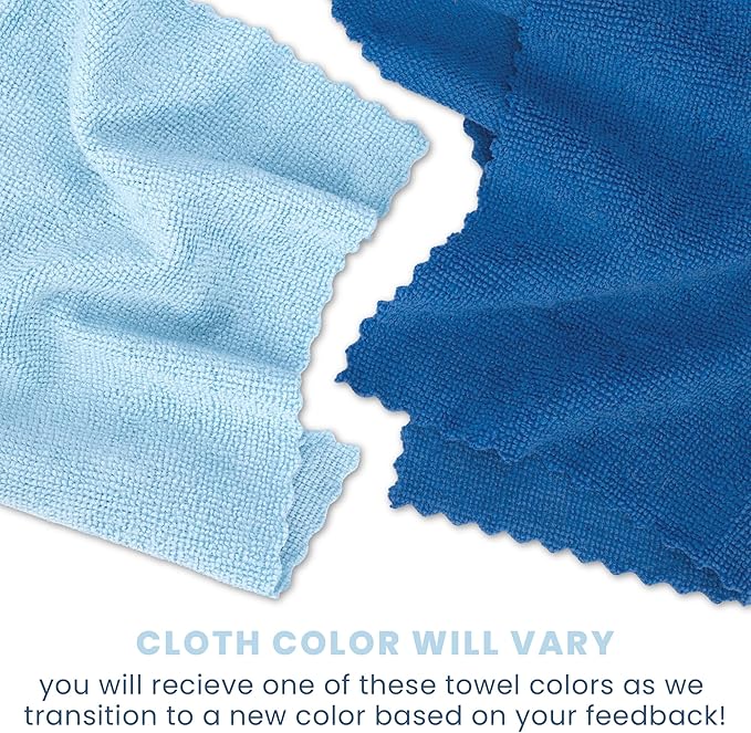 S&T INC. 50 Pack Microfiber Cleaning Cloth - Image 2
