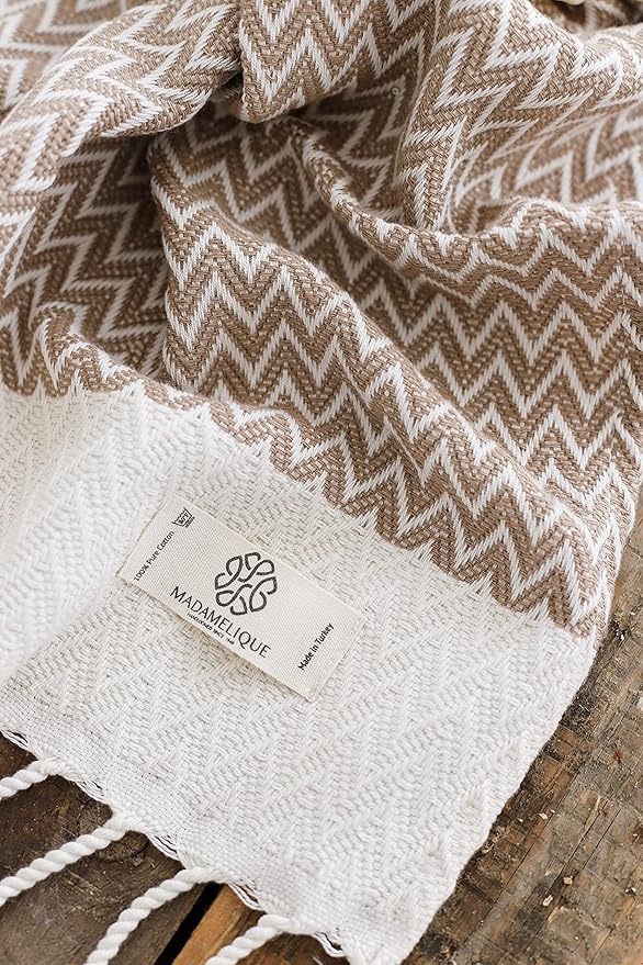 Madamelique Exclusive Hand Towels Set of 2-18 x 40 Inches - Image 6