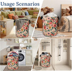 Vintage Flowers Laundry Hamper - Image 7