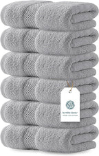 White Classic Luxury Dolphin Gray Hand Towels by WhiteClassic