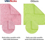USANOOKS Microfiber Cleaning Cloth Light Pink - Image 3