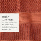 NY Loft 100% Cotton 4 Pack Bath Towel Set| Super Soft & Absorbent Quick-Dry - Image 7