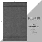 Chakir Turkish Linens, 100% Cotton Premium Quality Turkish Bath Sheets - Image 6