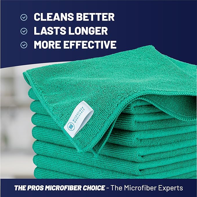 Microfiber Wholesale MW Pro 16x16 Microfiber Wash Cloths - Image 2