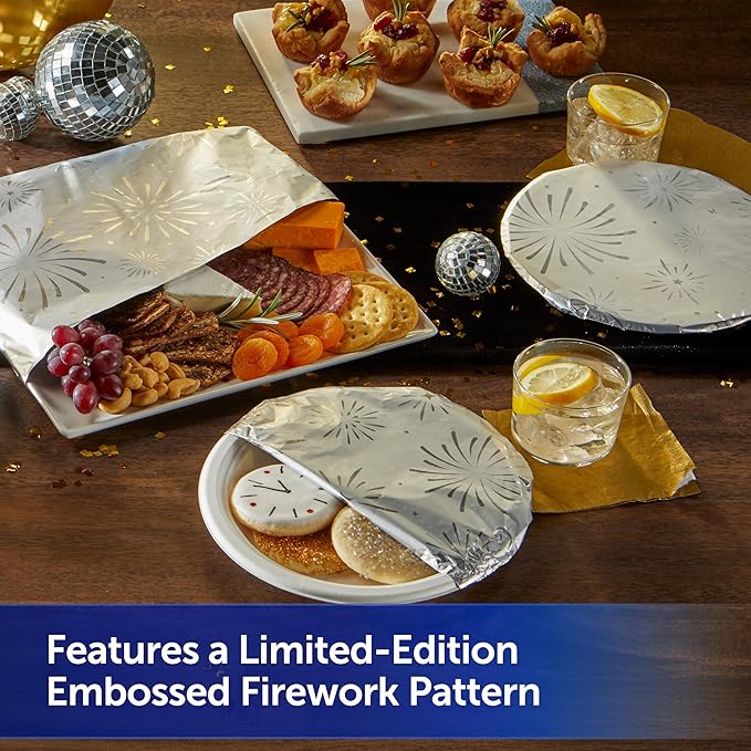 Reynolds Wrap Fun Foil with Festive Firework Pattern, Embossed Aluminum Foil - Image 2
