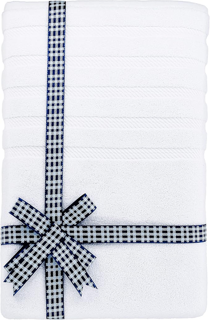 American Soft Linen 35x70 Jumbo Large Bath Towel, 600 GSM 100% Cotton Turkish - Image 3