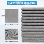 FIXSMITH Shop Towels, Microfiber Towels - Image 2