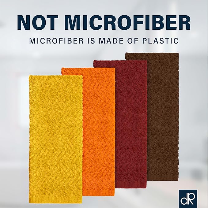 DecorRack 100% Cotton Kitchen Towels - Image 7