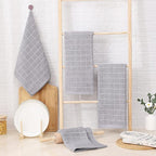 Homaxy 100% Cotton Terry Kitchen Towels, Checkered Designed, Soft and Super - Image 6