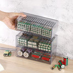 BTSKY 3 Pack Clear Acrylic Battery Storage Organizer - Image 2