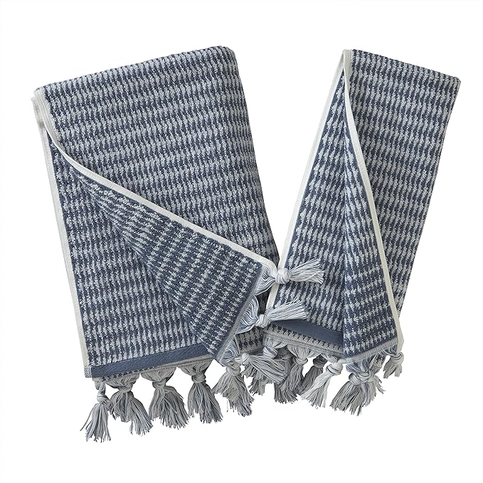 SKL Home Longborough 100% Turkish Cotton Premium 2-Piece Hand Towel Set - Image 2