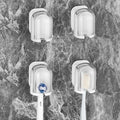 4Pack Toothbrush Holder Wall Mounted by LUEXBOX
