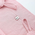 Amazhiyu Pure Linen Over The Door Laundry Hanging Hamper Bag - Image 5
