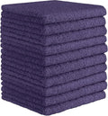 DecorRack 10 Pack 100% Cotton Wash Cloth, Luxurious Soft, 12 x 12 inch Ultra by DecorRack