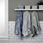 SKL Home Distressed Leaves 100% Turkish Cotton Premium 4-Piece Towel Set - Image 6