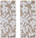 SKL Home Bedford Floral 100% Cotton Premium 2-Piece Hand Towel Set, 600 GSM by SKLHomebySaturdayKnightLtd