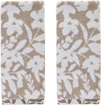 SKL Home Bedford Floral 100% Cotton Premium 2-Piece Hand Towel Set, 600 GSM by SKLHomebySaturdayKnightLtd