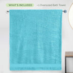 Elegant Comfort Three Line Popcorn Extra Large Luxury Bath Towel - Image 5