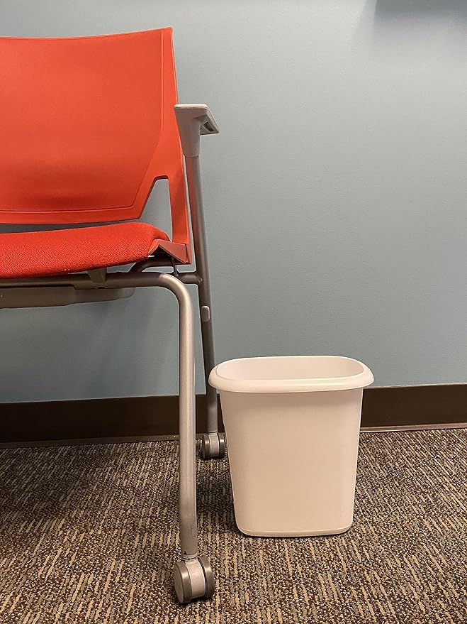 Rubbermaid Vanity Trash Can/Wastebasket 1.5-Gallons/6-Quarts White - Image 6