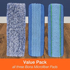 Bona Microfiber Pad 3-Pack includes Dusting, and Deep Cleaning Pad, - Image 3