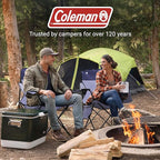 Coleman Portable Camping Chair with 4-Can Cooler, Cushioned Seat & Back with Side Pockets & Cup Holder, Carry Bag Included, Great for Camping, Tailgating, Firepits, Patio, & More - Image 2