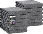 Homaxy Premium Kitchen Towels, Large Cotton Kitchen Hand Towels, Flat and Terry by Homaxy