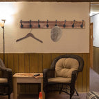 WEBI Rustic Coat Hooks:10 Cast Iron Hooks - Image 3