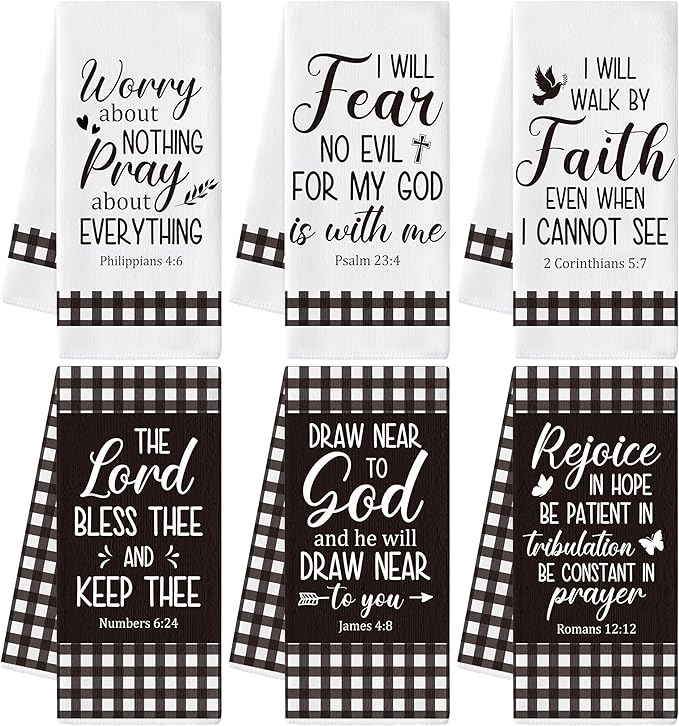 GROBRO7 Bible Verse Hand Towel by GROBRO7