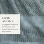 NY Loft 100% Cotton 2 Pack Bath Sheet Towel Set | Extra Large Oversize Bath - Image 6