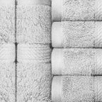 SUPERIOR Solid Egyptian Cotton Face Towel Set - Image 4