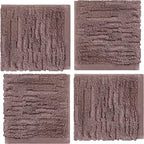 SKL Home CloudSoft Cotton Luxury 4-Piece Washcloth Set, Soft Plum - Image 6
