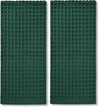 Jacquotha Waffle Hand Towels Set of 2 – Cotton, Quick Dry, Lint Free, 13” x 29” by Jacquotha