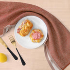Homaxy Premium Kitchen Towels, Large Cotton Kitchen Hand Towels, Flat and Terry - Image 5