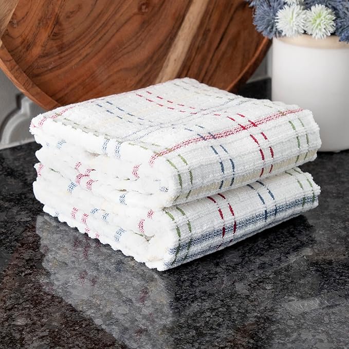 Ritz Royale Collection 100% Combed Terry Cotton, Highly Absorbent, Checked - Image 6