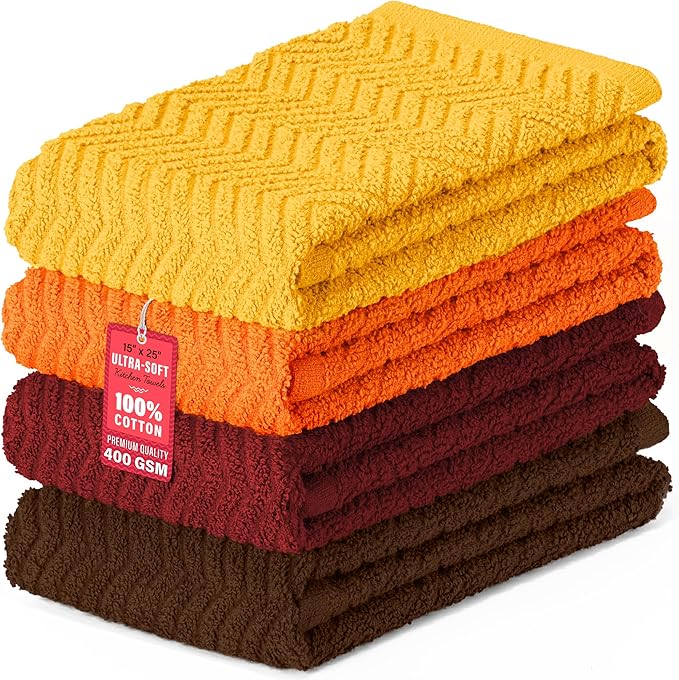 DecorRack 100% Cotton Kitchen Towels by DecorRack
