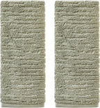 SKL Home CloudSoft Cotton Luxury 2-Piece Hand Towel Set by SKLHomebySaturdayKnightLtd