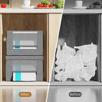 Trash Bag Holder Dispenser 2 Pack, Oxford Cloth Garbage Bag Storage Organizer - Image 4