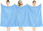 American Soft Linen 100% Cotton 600 GSM Turkish 40x80 Oversized Bath Towel Sheet by AmericanSoftLinen