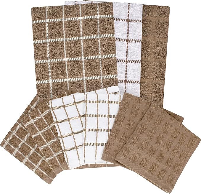 Ritz Premium 3-Pack Kitchen Towel & 6-Pack Dish Cloth Set - Image 2