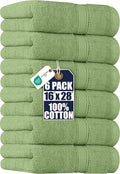 Utopia Towels 6 Pack Premium Hand Towels Set, 16 by 28 inches, 100% Ring Spun by UTOPIATOWELS