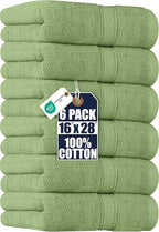 Utopia Towels 6 Pack Premium Hand Towels Set, 16 by 28 inches, 100% Ring Spun by UTOPIATOWELS