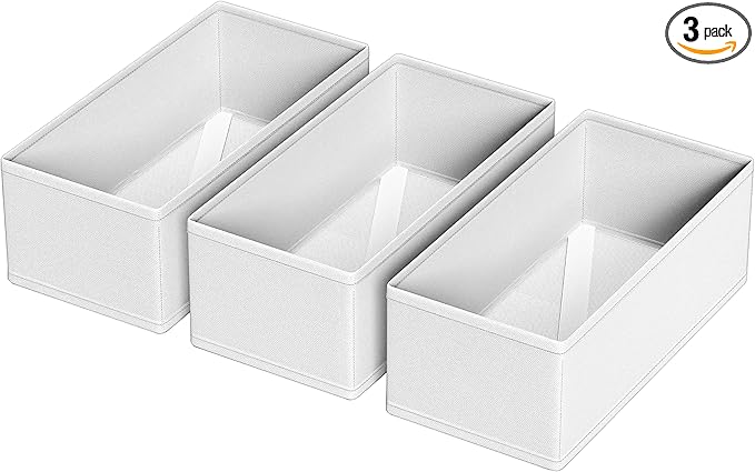 3 PACK Drawer Organizer Clothes，drawer Divider， Dresser Drawer Storage by FAMALAHEE
