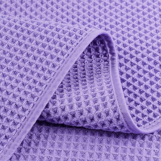 POLYTE 430 GSM Microfiber Lint Free Hand Towel, 16 x 30 in, 4 Pack - Image 4